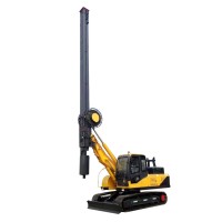 mini crawler 15m hydraulic hammer rotary pile driver for sale