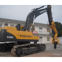 excavator-mounted high-frequency hydraulic vibratory hammer